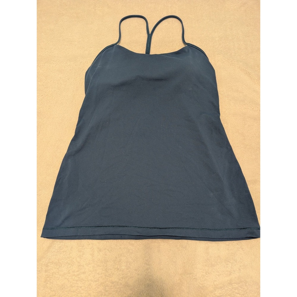 Lululemon Tank Top Built In Bra Top Size Medium Yoga Gym Running